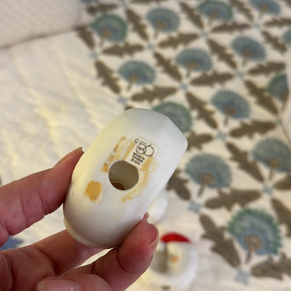 Vintage Set of 3 Department 56 Santa Moon Porcelain Figurine. - Picture 3 of 6